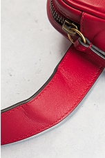 FWRD Renew Gucci GG Marmont Waist Bag in Red, view 6, click to view large image.