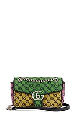 FWRD Renew Gucci GG Marmont Shoulder Bag in Multi, view 1, click to view large image.