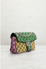 FWRD Renew Gucci GG Marmont Shoulder Bag in Multi, view 4, click to view large image.