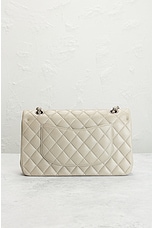 FWRD Renew Chanel Matelasse Chain Turnlock Shoulder Bag in Grey, view 3, click to view large image.