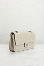 FWRD Renew Chanel Matelasse Chain Turnlock Shoulder Bag in Grey, view 4, click to view large image.