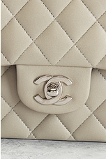 FWRD Renew Chanel Matelasse Chain Turnlock Shoulder Bag in Grey, view 6, click to view large image.