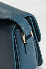 FWRD Renew Celine Triomphe Shoulder Bag in Blue, view 7, click to view large image.