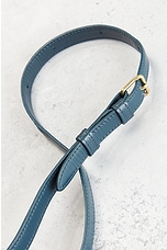 FWRD Renew Celine Triomphe Shoulder Bag in Blue, view 8, click to view large image.