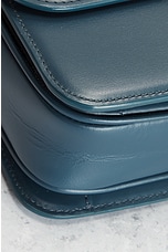 FWRD Renew Celine Triomphe Shoulder Bag in Blue, view 9, click to view large image.
