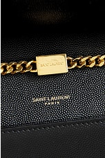 FWRD Renew Saint Laurent Small Kate Chain Bag in Black, view 6, click to view large image.