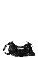 FWRD Renew Balenciaga Small Le Cagole Shoulder Bag in Black, view 1, click to view large image.
