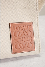 FWRD Renew Loewe Cushion Tote Small Bag in Light Oat, view 5, click to view large image.