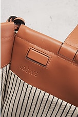 FWRD Renew Loewe Cushion Tote Small Bag in Light Oat, view 6, click to view large image.