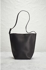 FWRD Renew The Row Medium N/S Park Tote Belt Bag in Black PLD, view 2, click to view large image.
