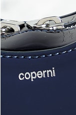 FWRD Renew Coperni Mini Swipe Bag in Blue, view 5, click to view large image.