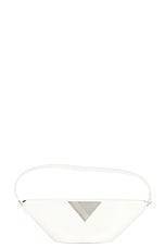 FWRD Renew THE ATTICO Piccola Shoulder Bag in White, view 1, click to view large image.