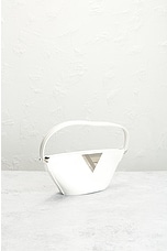 FWRD Renew THE ATTICO Piccola Shoulder Bag in White, view 4, click to view large image.
