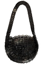 FWRD Renew RABANNE Moon Bag in Black, view 1, click to view large image.