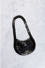 FWRD Renew RABANNE Moon Bag in Black, view 2, click to view large image.