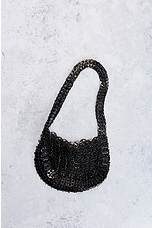 FWRD Renew RABANNE Moon Bag in Black, view 3, click to view large image.