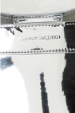 FWRD Renew Alexander McQueen the Bow Large Bag in Silver, view 5, click to view large image.