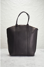 FWRD Renew The Row Dante Tote in Black, view 3, click to view large image.