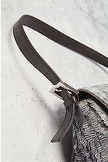FWRD Renew Fendi Mamma Sequin Baguette Shoulder Bag in Silver, view 8, click to view large image.