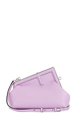 FWRD Renew Fendi Fast Shoulder Bag in Lavender, view 1, click to view large image.