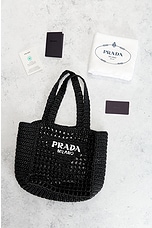 FWRD Renew Prada Tote Bag in Black, view 8, click to view large image.