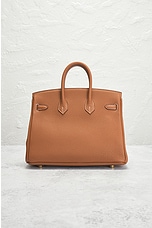 FWRD Renew Hermes Birkin 25 Handbag in Gold, view 3, click to view large image.