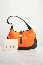 FWRD Renew Gucci Jackie Shoulder Bag in Orange, view 7, click to view large image.