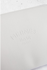 FWRD Renew Hermes Bain Pouch in Grey, view 6, click to view large image.