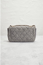 FWRD Renew Chanel Tweed Flap Bag in Grey, view 3, click to view large image.