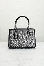 FWRD Renew Prada Galleria Crystal Handbag in Black, view 3, click to view large image.