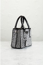 FWRD Renew Prada Galleria Crystal Handbag in Black, view 4, click to view large image.