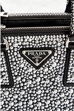 FWRD Renew Prada Galleria Crystal Handbag in Black, view 6, click to view large image.