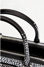FWRD Renew Prada Galleria Crystal Handbag in Black, view 7, click to view large image.