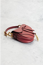 FWRD Renew Dior Saddle Bag in Mauve, view 4, click to view large image.