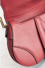 FWRD Renew Dior Saddle Bag in Mauve, view 5, click to view large image.