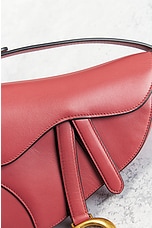 FWRD Renew Dior Saddle Bag in Mauve, view 7, click to view large image.
