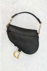 FWRD Renew Dior Saddle Bag in Black, view 3, click to view large image.