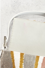 FWRD Renew Fendi Sequin Baguette Shoulder Bag in White, view 8, click to view large image.