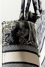 FWRD Renew Dior Toile De Jouy Canvas Book Tote Bag in Grey, view 7, click to view large image.