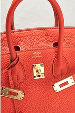FWRD Renew Hermes Togo Birkin 25 Handbag in Orange, view 5, click to view large image.