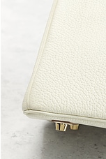 FWRD Renew Hermes Togo Birkin 25 Handbag in Cream, view 7, click to view large image.