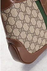FWRD Renew Gucci GG Jackie Shoulder Bag in Brown, view 7, click to view large image.