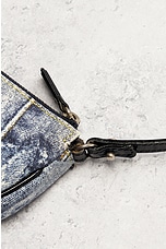 FWRD Renew Dior Denim Saddle Bag in Blue, view 8, click to view large image.