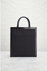 FWRD Renew Celine Vertical Cabas Tote Bag in Black, view 3, click to view large image.