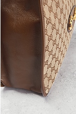 FWRD Renew Gucci Horsebit Tote Bag in Beige, view 7, click to view large image.