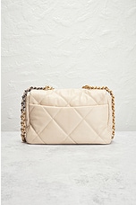 FWRD Renew Chanel Matelasse Chain Shoulder Bag in White, view 3, click to view large image.