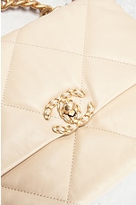 FWRD Renew Chanel Matelasse Chain Shoulder Bag in White, view 5, click to view large image.