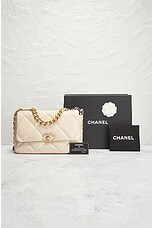 FWRD Renew Chanel Matelasse Chain Shoulder Bag in White, view 9, click to view large image.