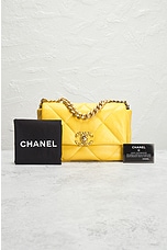 FWRD Renew Chanel Matelasse Chain Shoulder Bag in Yellow, view 8, click to view large image.