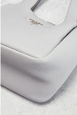 FWRD Renew Prada Vitello Daino Dynamique Handbag in Grey, view 7, click to view large image.